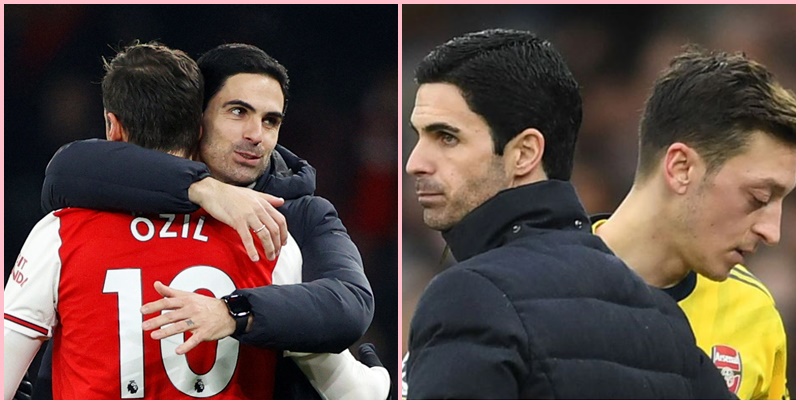 ozil phủ định tư thù cá nhân với Arteta